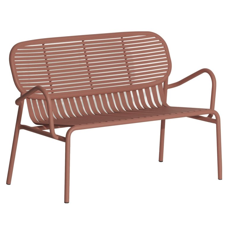 Petite Friture Week-end tuinbank 2-zits terracotta
