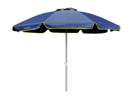 Parasol de plage 220 cm coupe-vent professionnel anti UV OmbraX