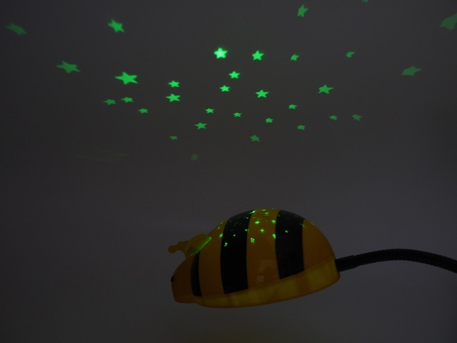 niermann LED Tischleuchte »Starbee« LED-Modul 1 Stk. Projektionsleuchte Starbee, Made in Germany