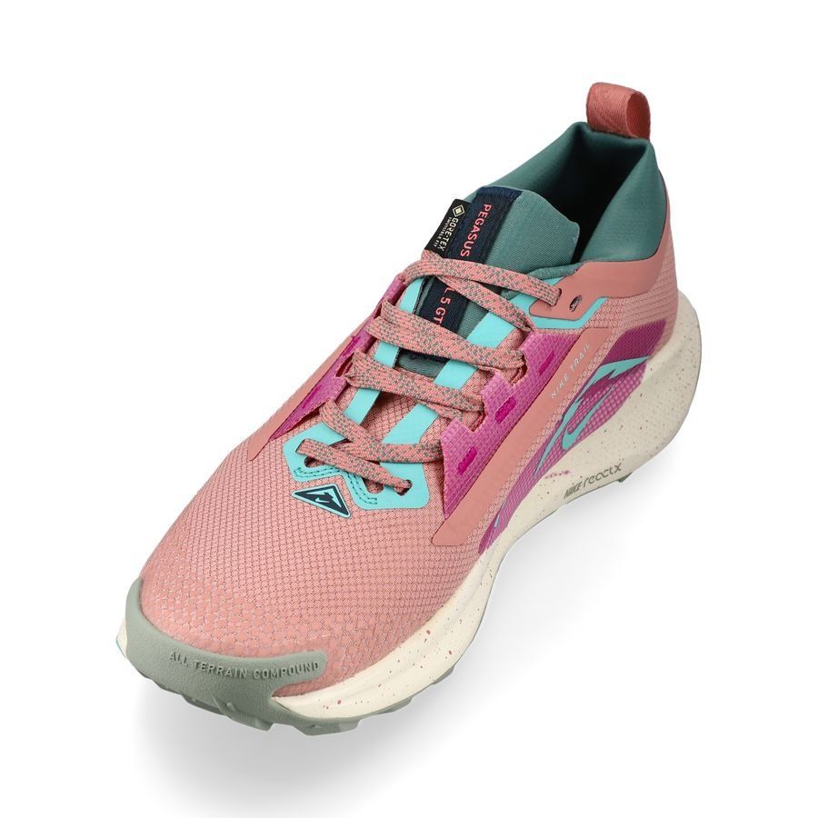 Nike Chaussures de Running Pegasus Trail 5 Gore-Tex - Stardust/Green Frost/Vert Femme
