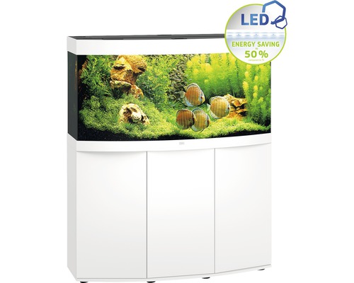 JUWEL Vision 260 SBX aquariumcombinatie met ledverlichting, filter, verwarming en witte kast
