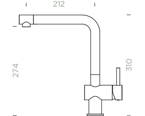 Schock EPOS Polaris 540027 keukenkraan