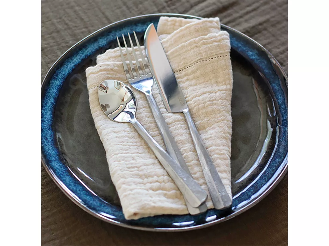 Ogo Living - Lot 6 Assiettes Plates Certaldo 27cm En Gres Marron