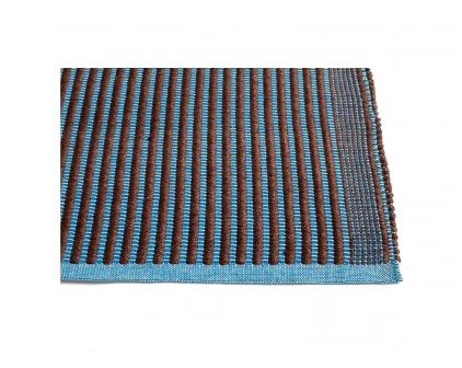HAY  Tapis gulvtæppe, Chestnut/blue - 80x200 cm.