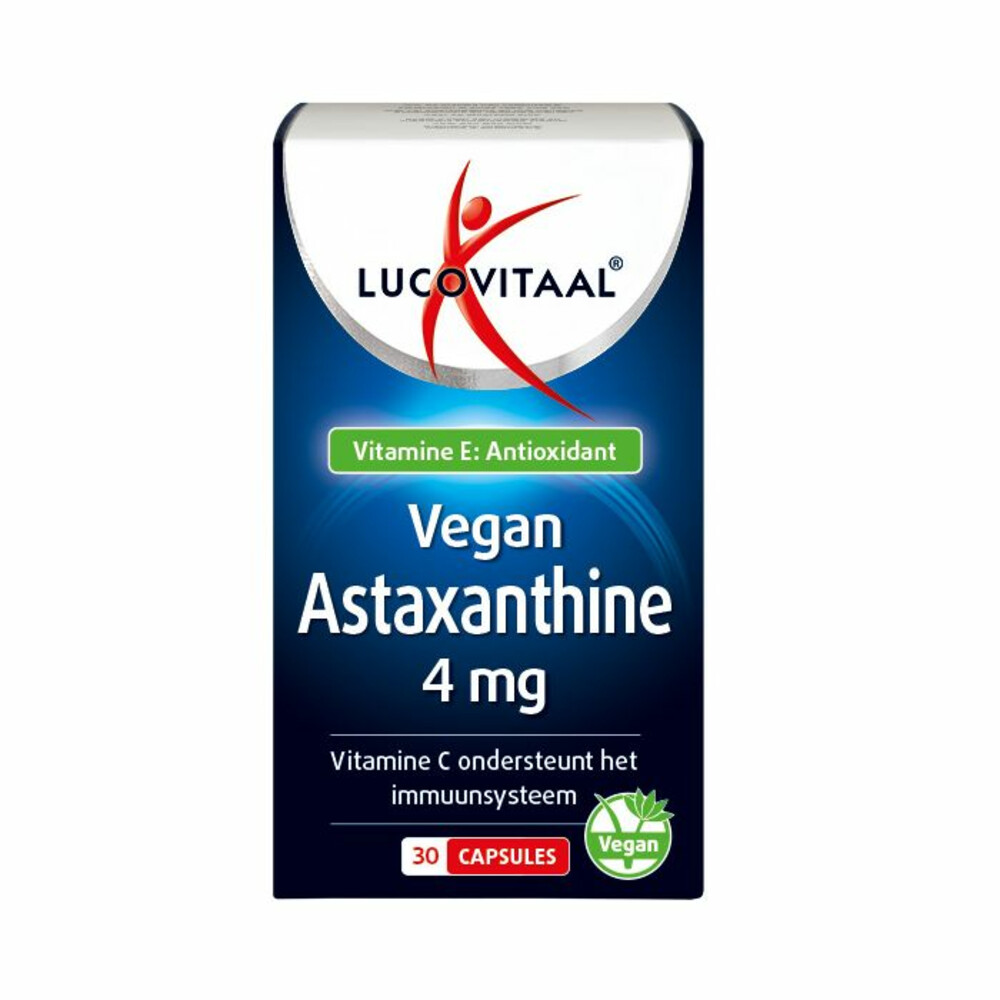 Lucovitaal Astaxanthine 4 mg30 capsules
