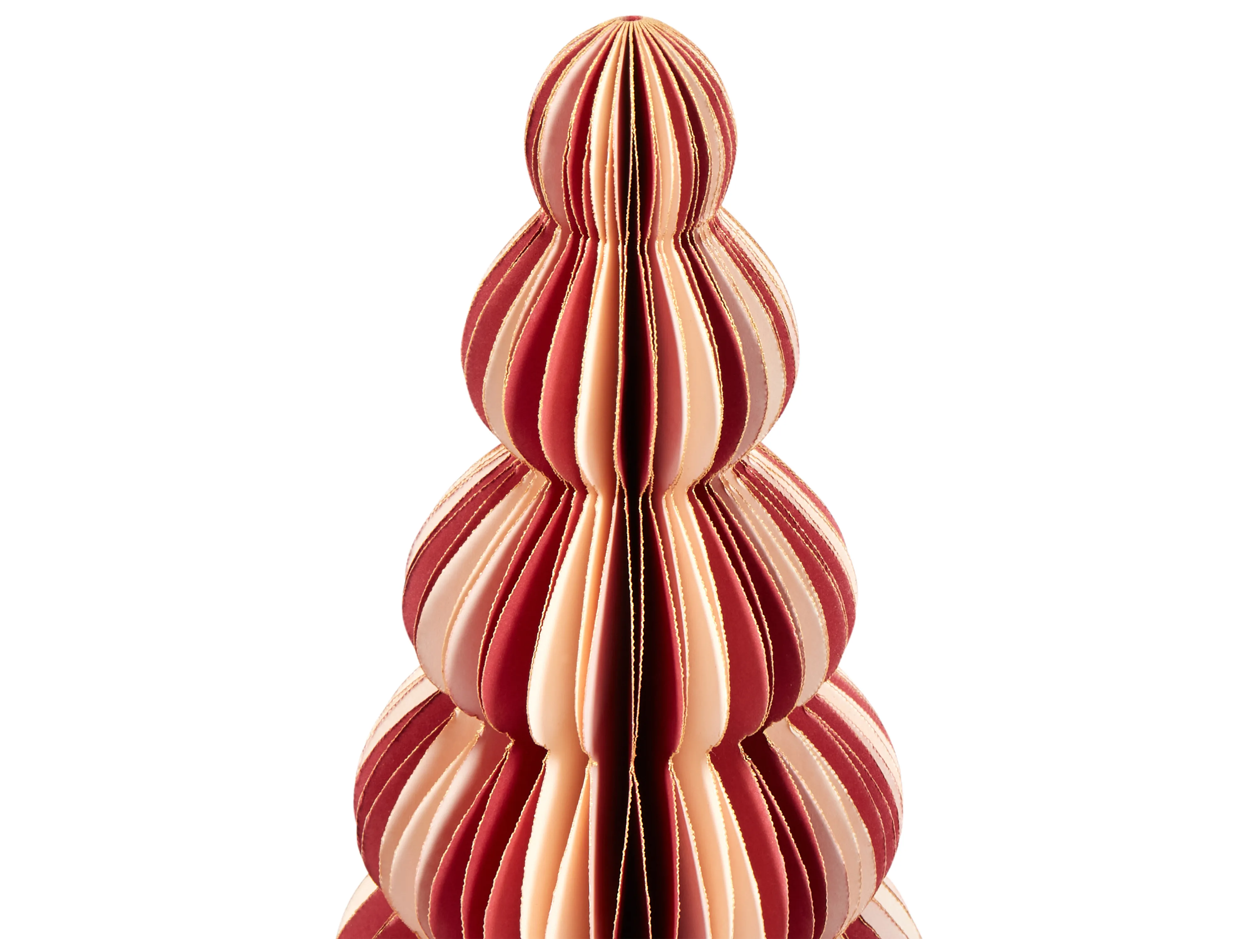 Set van 3 figuren DHAULAGIRI Kerstboom 15/20/25 cm Rood