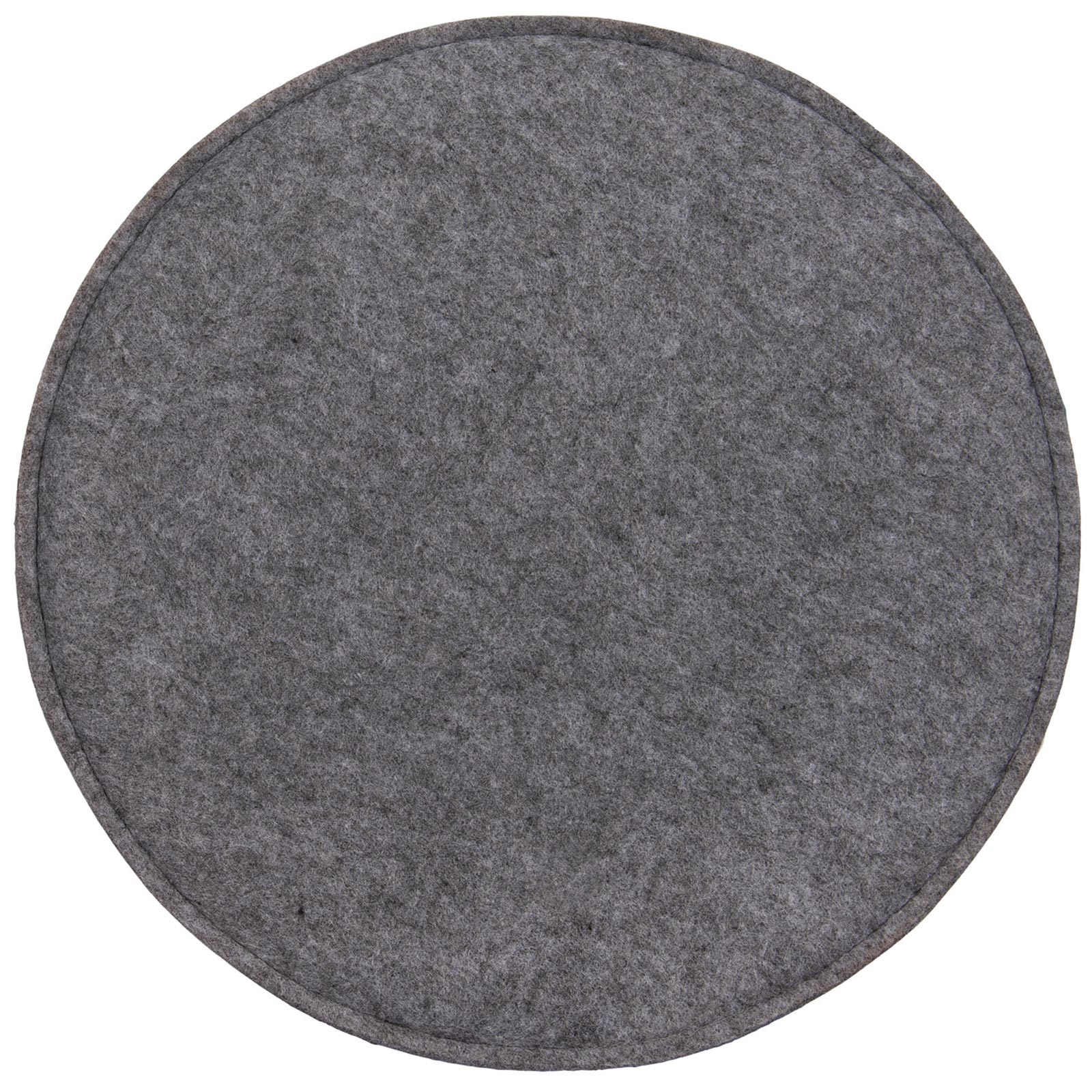 Sitzkissen - grau - Filz - Ø 35 cm