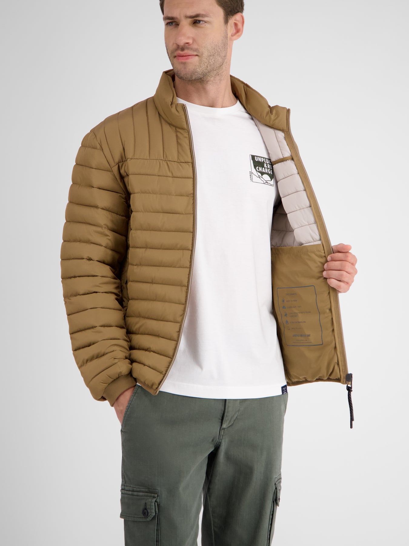 Leichter Herren Steppblouson