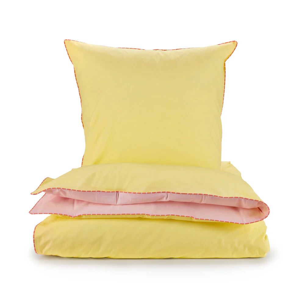 Bahne Interior  Color Combo Percale sengetøj - gul/rose