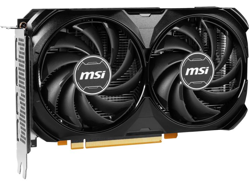 MSI Grafikkarte GeForce RTX 4060 Ventus 2X Black OC 8 GB Gamer-Grafikkarte mit 8 GB GDDR6X-Speicher, ermöglicht Auflösungen bis zu 8k