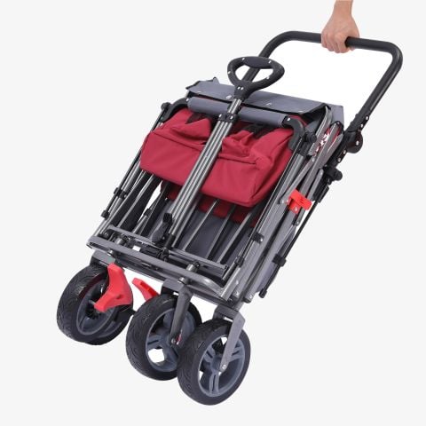 Bollerwagen mit Dach Premium