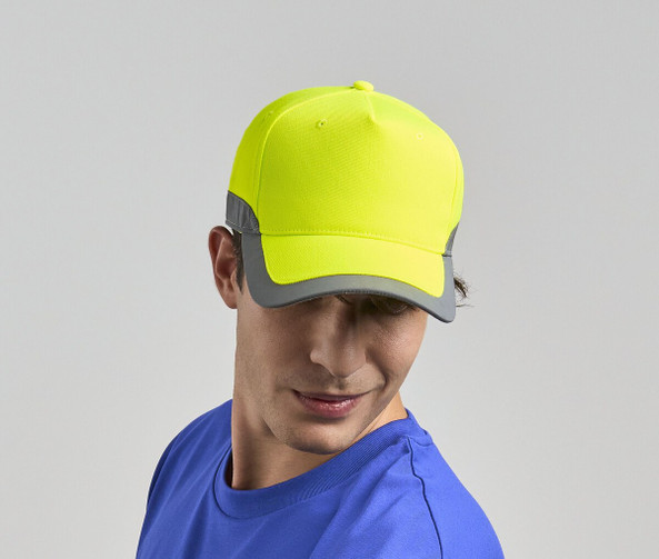 ATLANTIS HEADWEAR AT296 - Casquette 5 pans haute visibilté