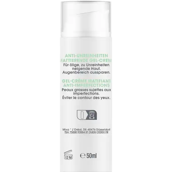 Anti-Unreinheiten Mattierende Gel-Creme