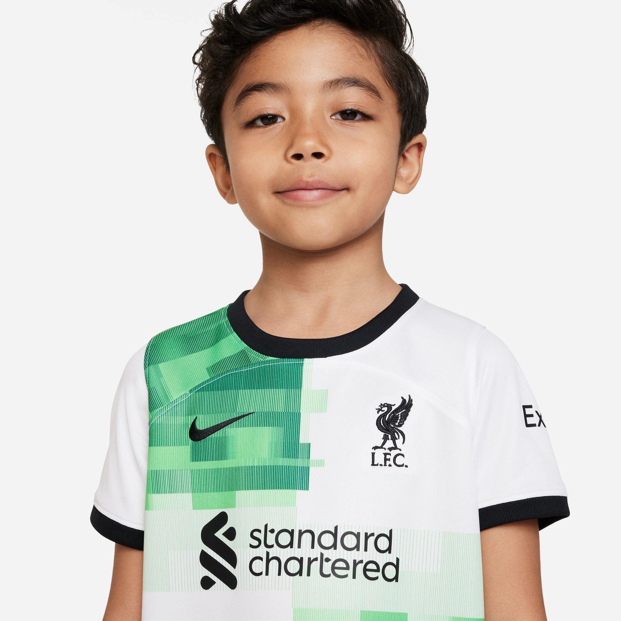 Nike Liverpool Away Minikit 2023 2024 Infants