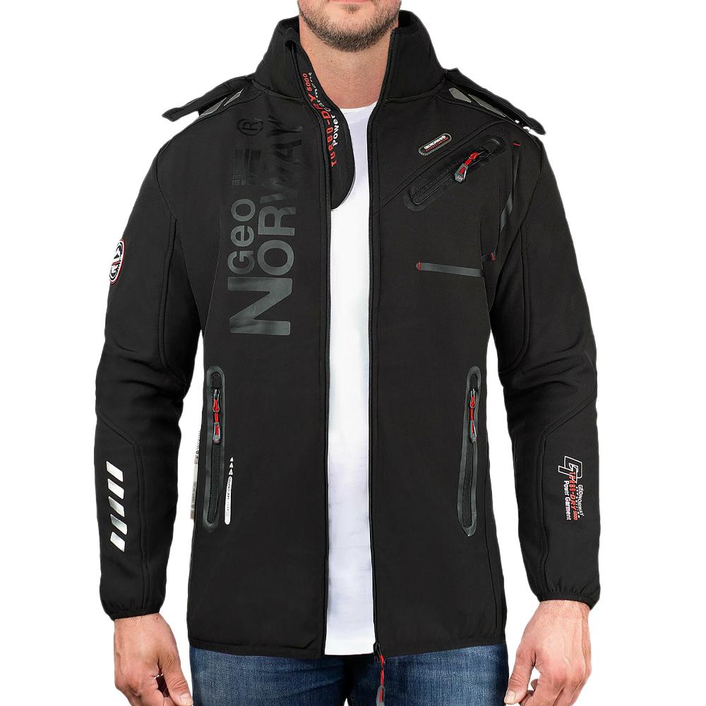 Geographical Norway Parka Softshell Noir Homme Geographical Norway Royaute WW1973H/GN