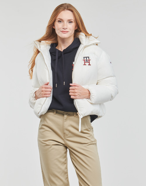Tommy Hilfiger - MONOGRAM BADGE DOWN JKT - Blanc