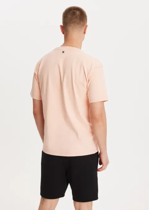 T-shirt met print studio rood (PEACH)
