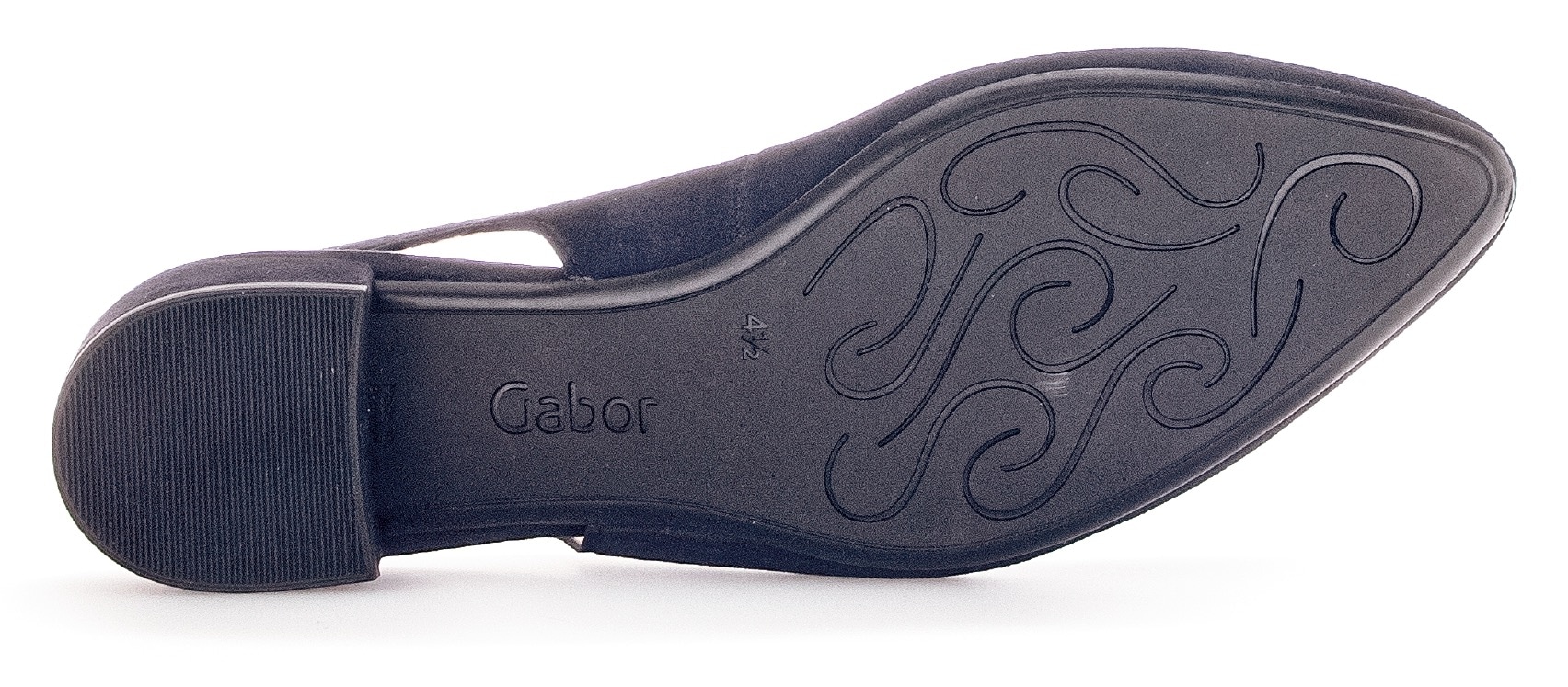 Gabor Slingpumps  , Blockabsatz, Abendschuh, Sommerschuh mit elastischem Riemchen