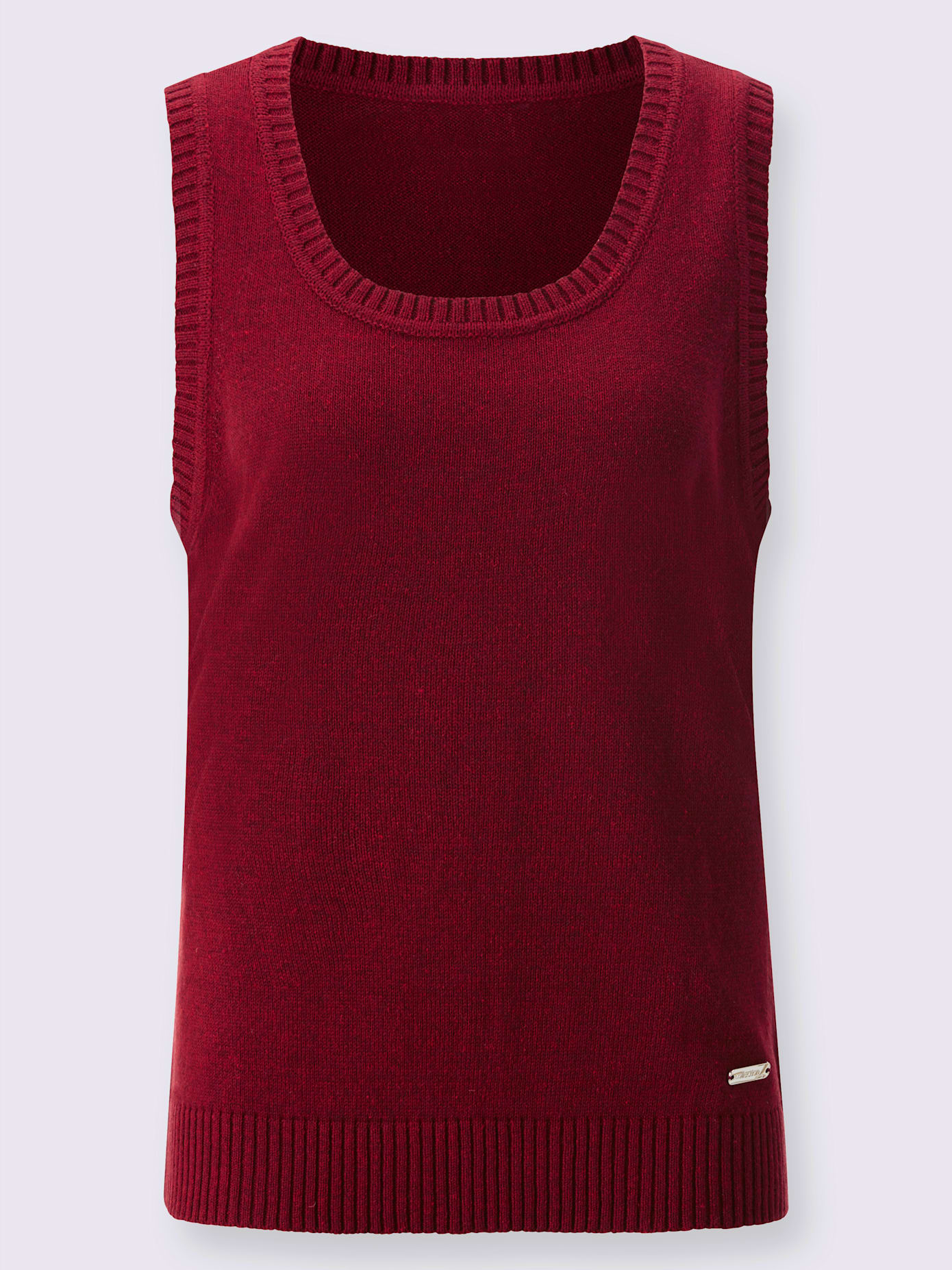Débardeur en tricot qualité coton doux sur la peau