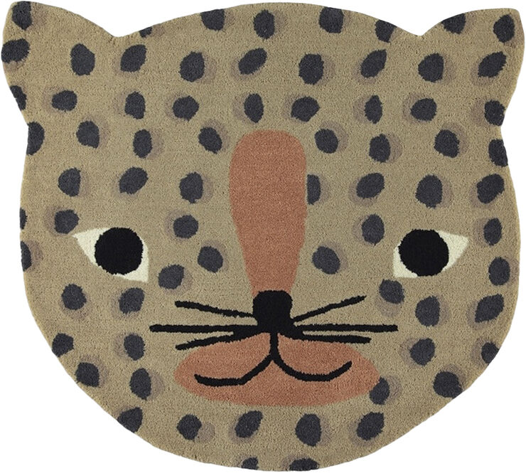 OYOY MINI Leopard Rug Camel