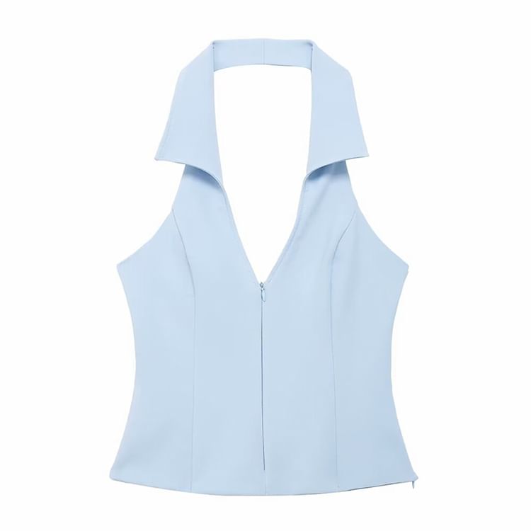 SugaYuja - Halterkraag Tanktop / Skort / Set
