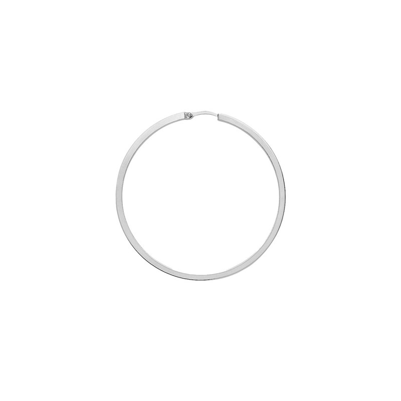 Créoles fantaisie Femme - Or 18 Carats - Diamètre 45mm