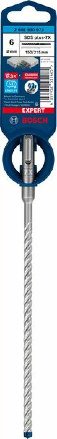 Bosch 2608900073 EXPERT Hamerboor SDS plus-7X - 6x150x215mm