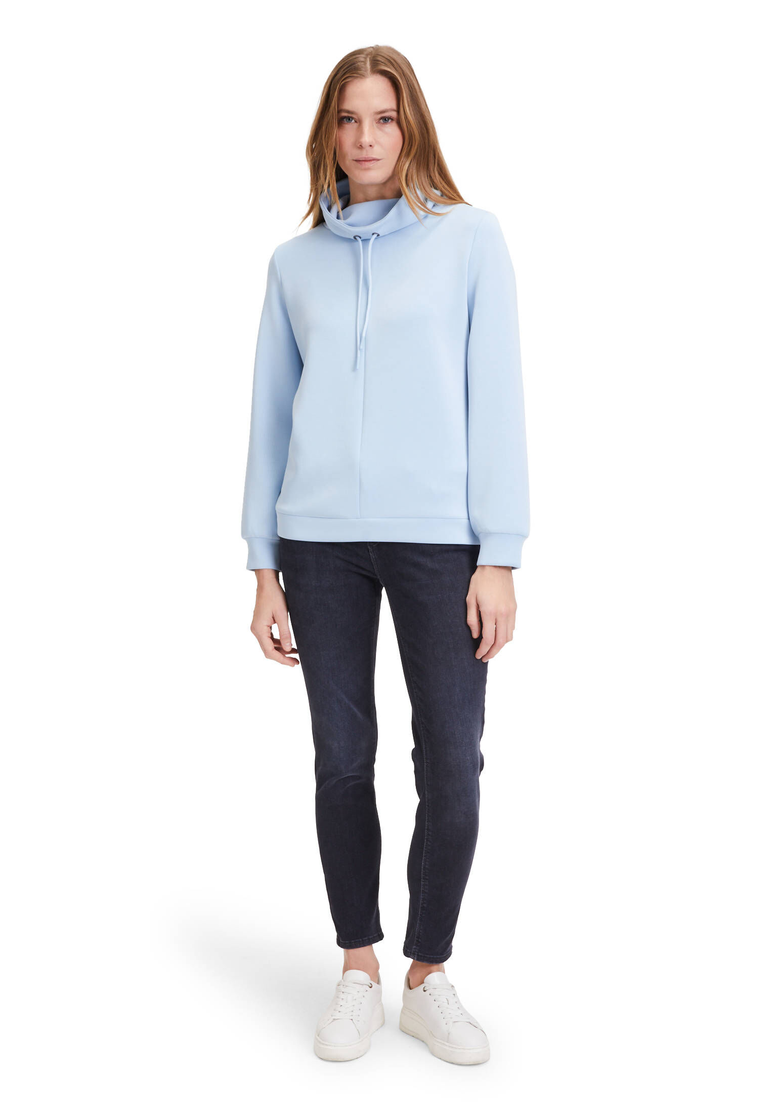 Betty & Co| Damen Sweatpullover mit Kragen