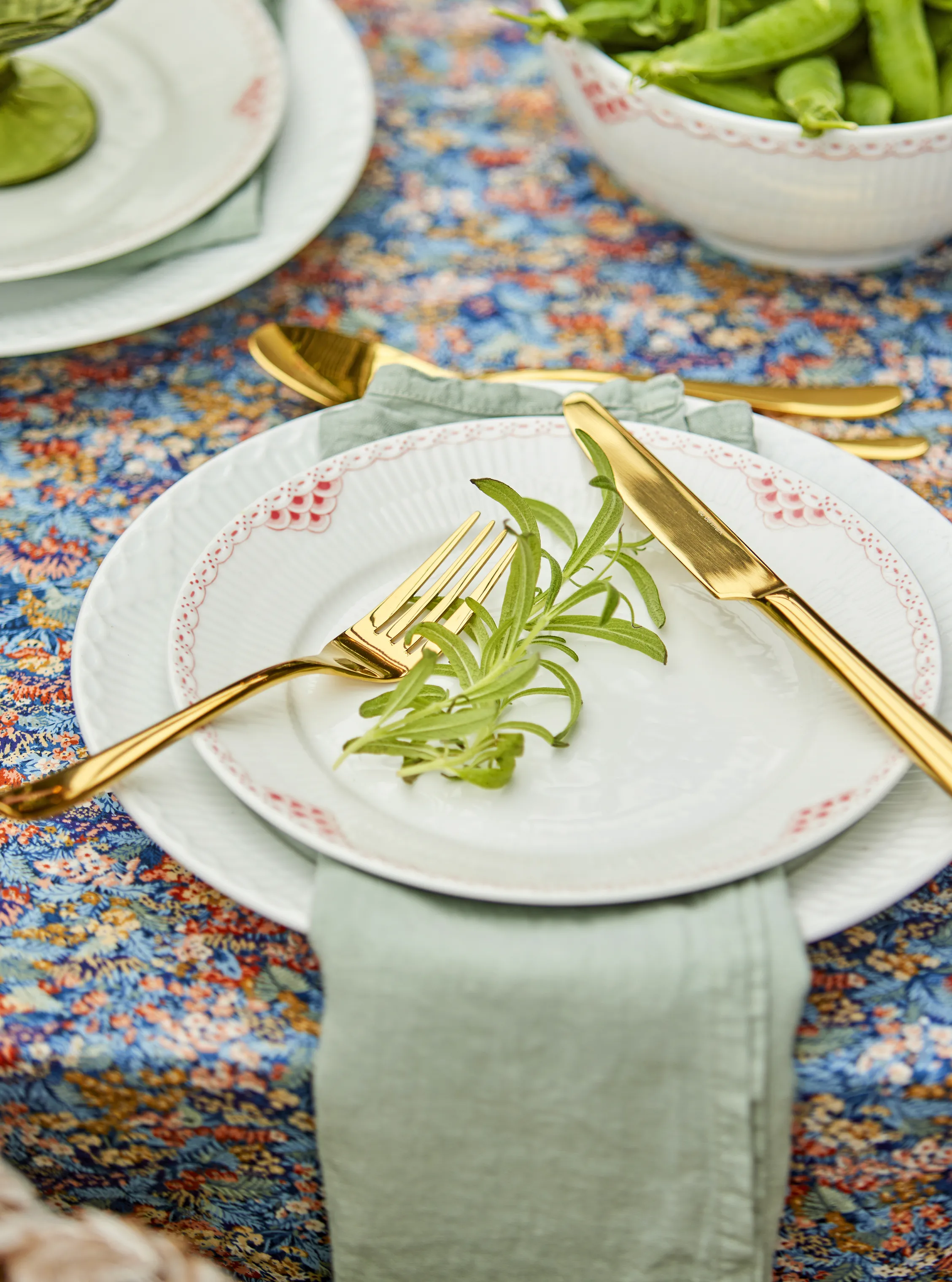 Royal Copenhagen Koral Riflet Blonde Frokosttallerken