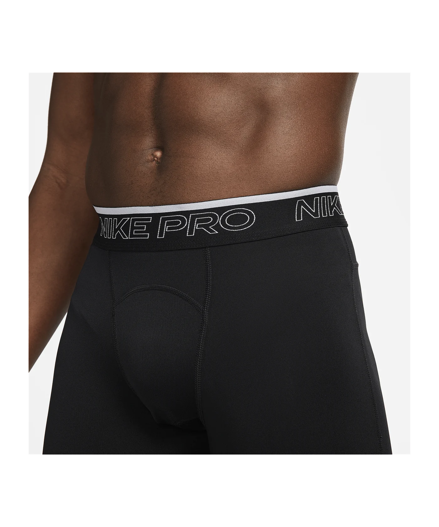 Nike Pro Long Short Schwarz F010