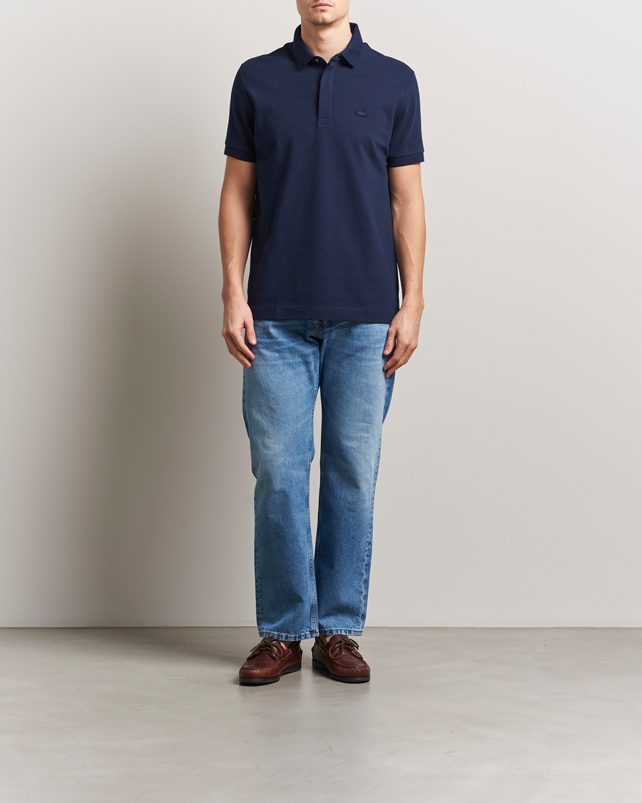 Lacoste Paris Polo Piké Navy Blue