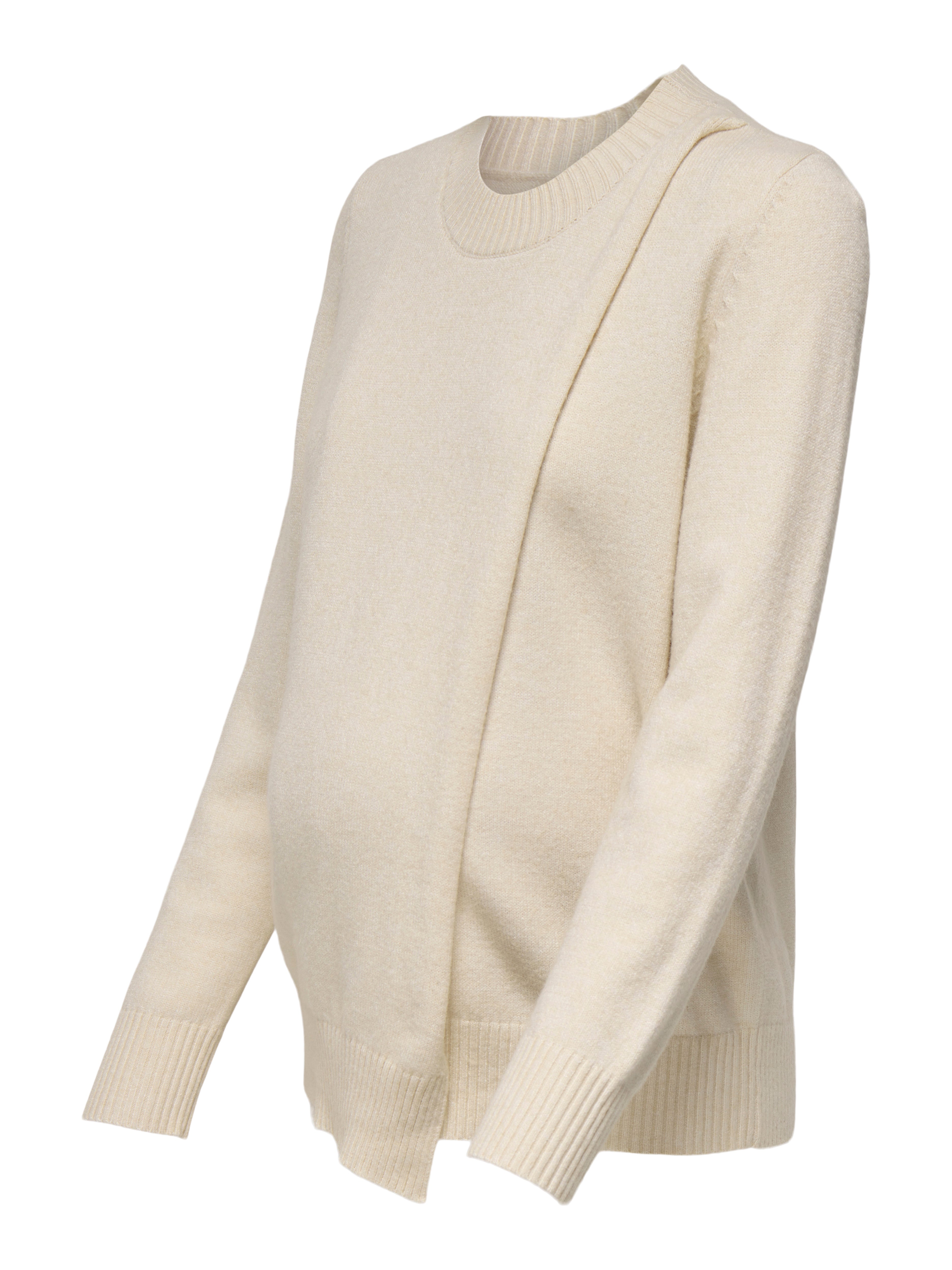 OLMCAPUCINE Strickpullover Cloud Dancer