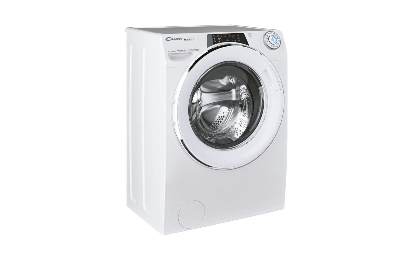 Waschmaschine RO 1486DWMCT/1-S Links<br>Frontlader mit 8 kg Ladekapazität