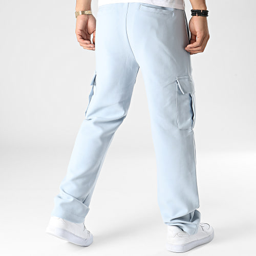 Pantalon Cargo KL-2112 Bleu Clair