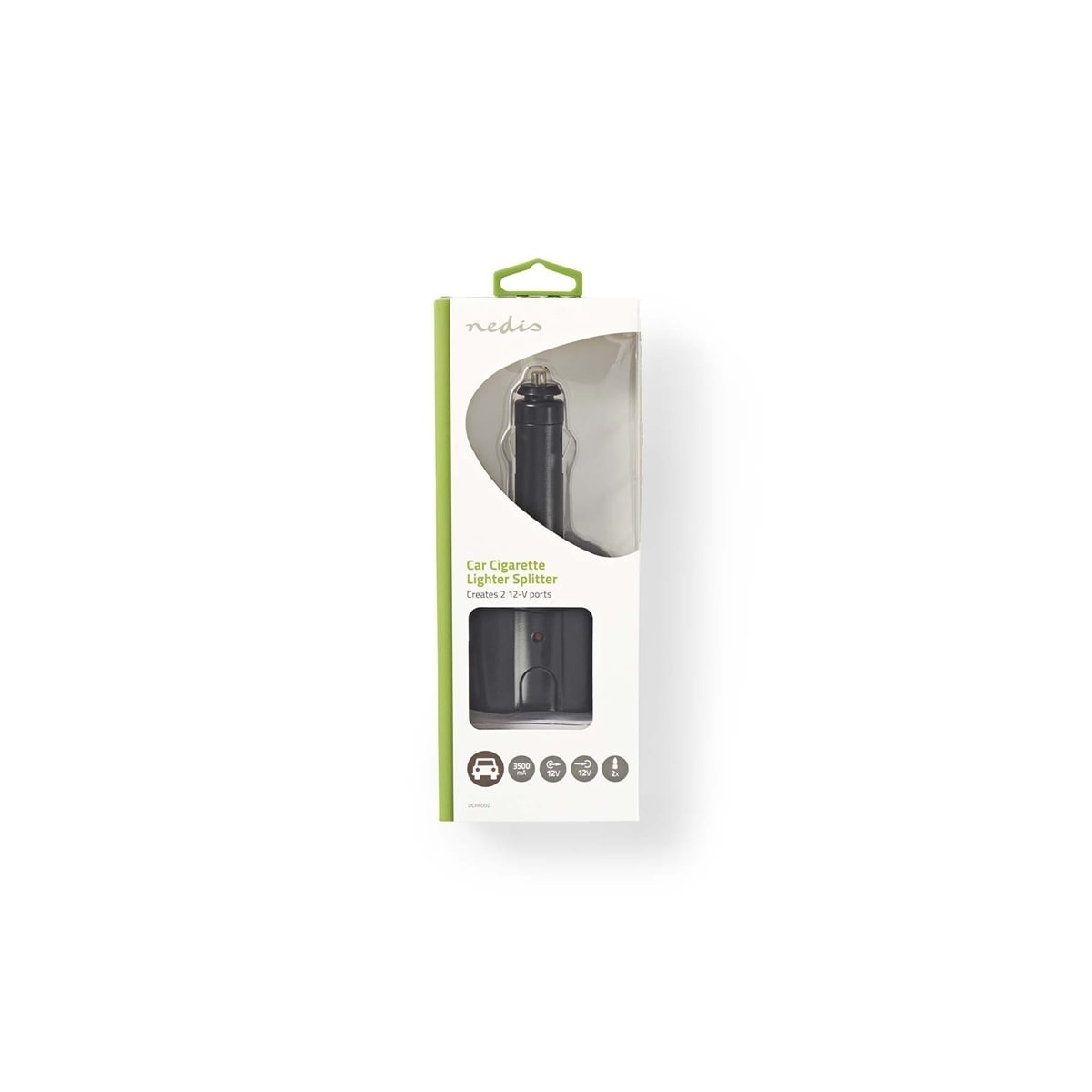 Nedis Universal DC Power Adapter | Biladapter | 120 W | Inngangsspenning: 12 V DC | 12 V DC | Maksimal utgangsstrøm per port: 10 A | Sort