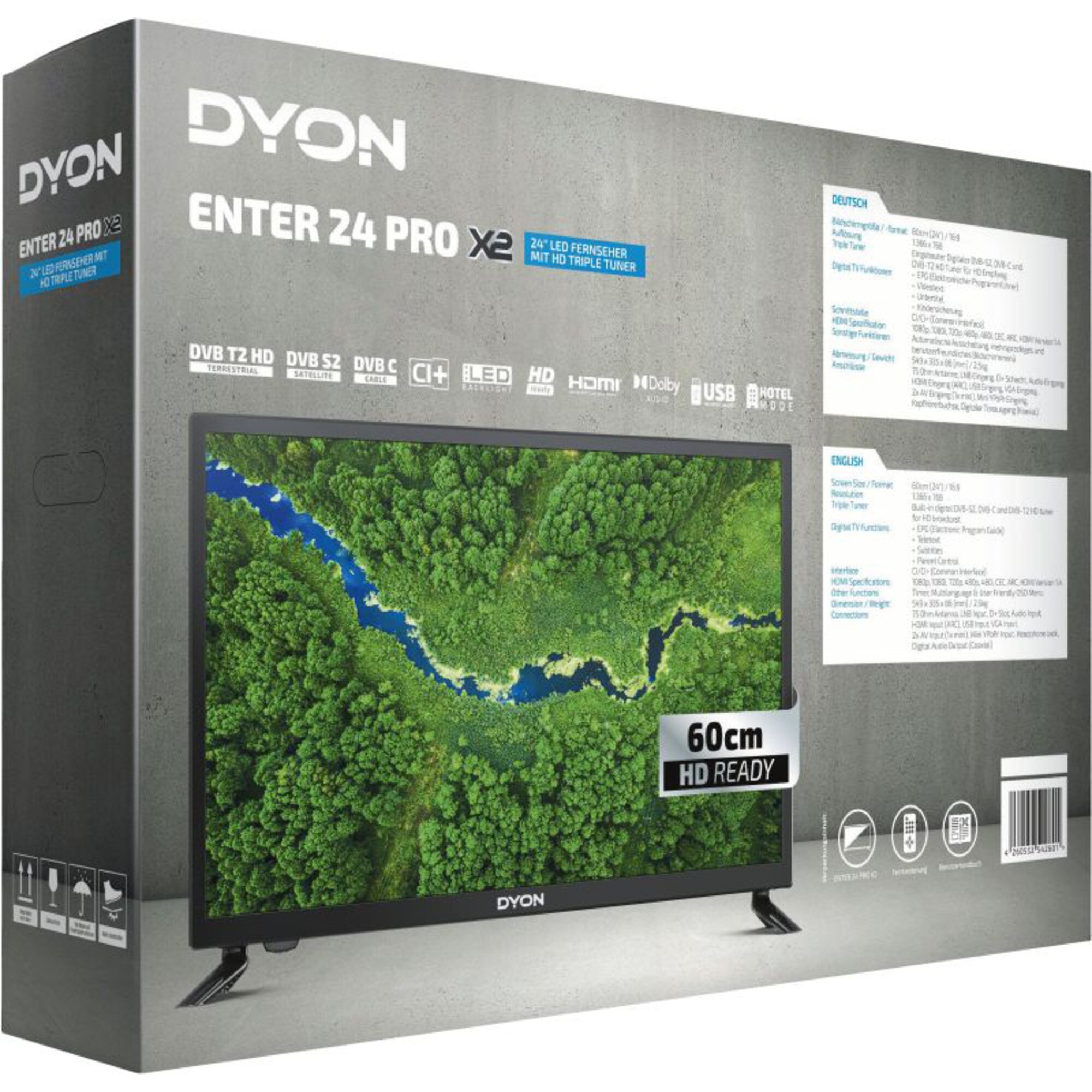 DYON LED-Fernseher ENTER 24 PRO X2