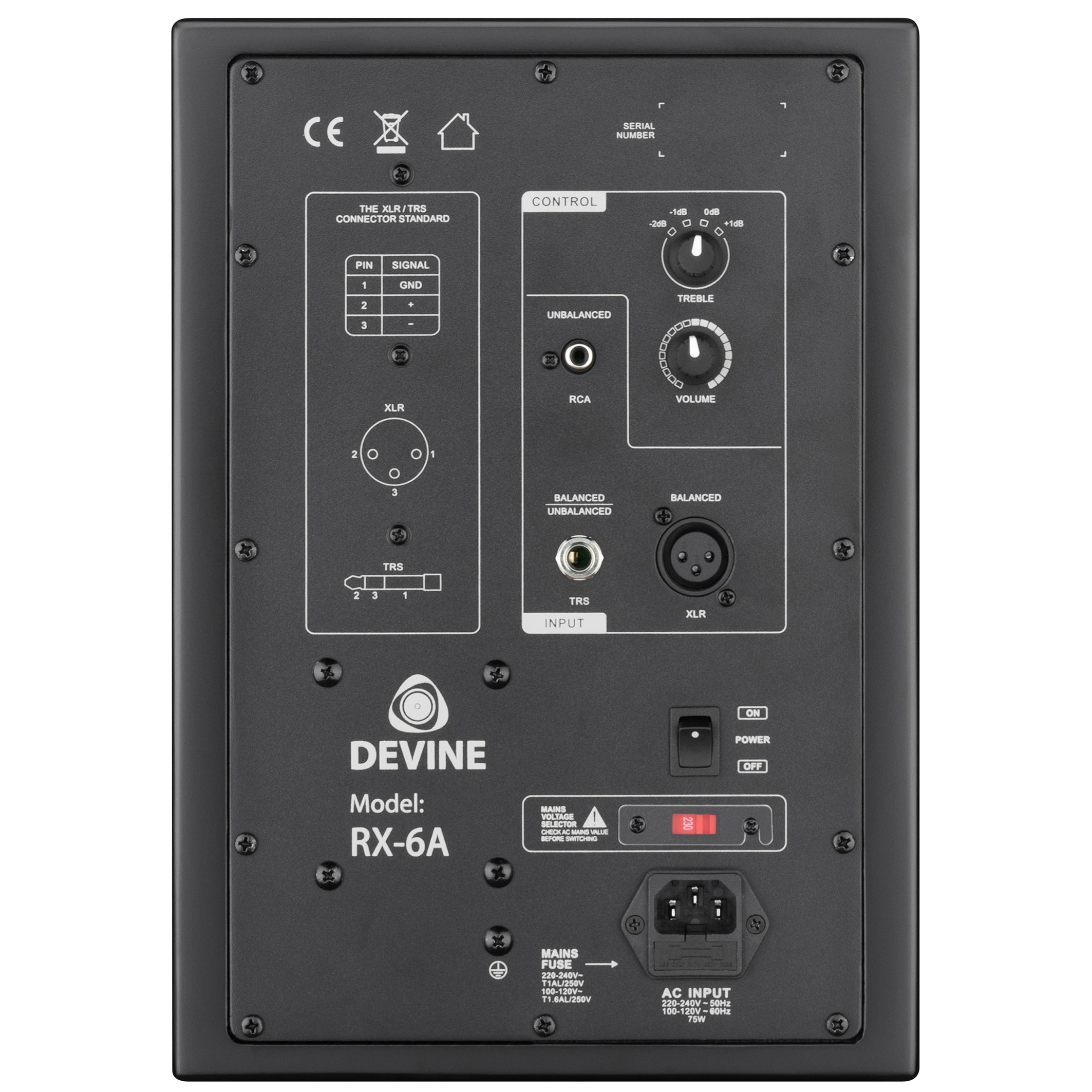 Devine RX-6A Black Set studiomonitoren