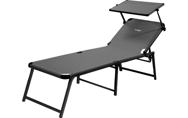 Brunner Marbella High Sonnenliege mit Sonnenschutzdach 198 cm