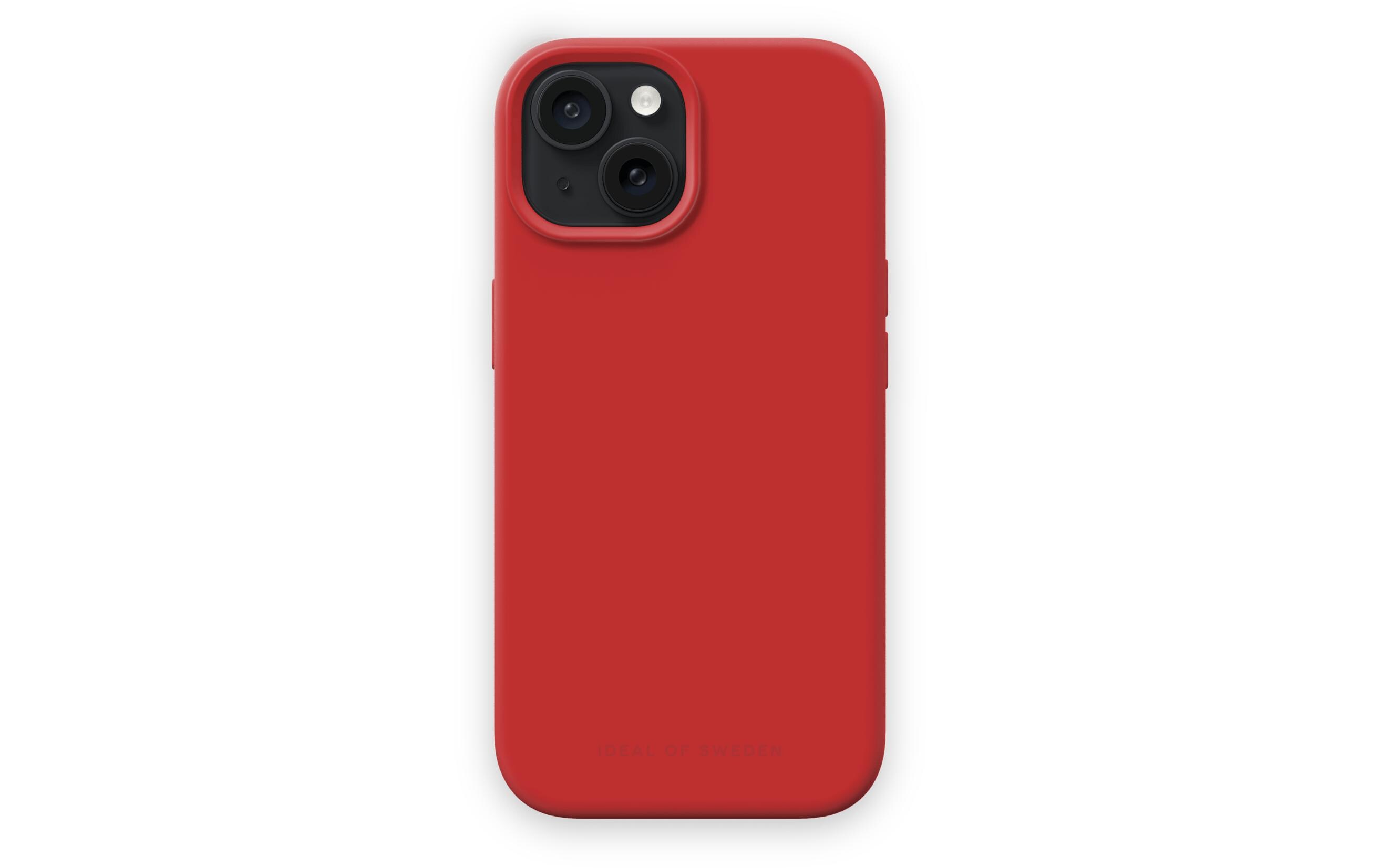 Silicone iPhone 15 RedSilikon-Backcover für das Apple iPhone 15