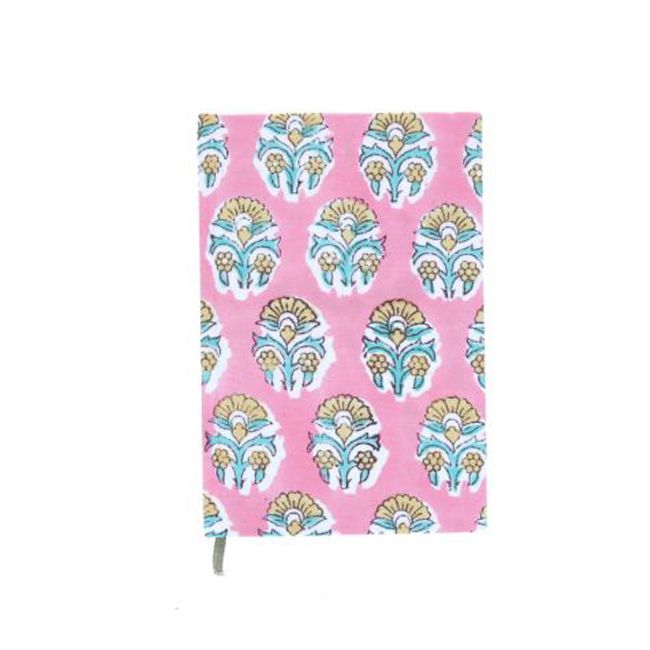 Carnet de notes fleuri rose pâle Pondie Chérie