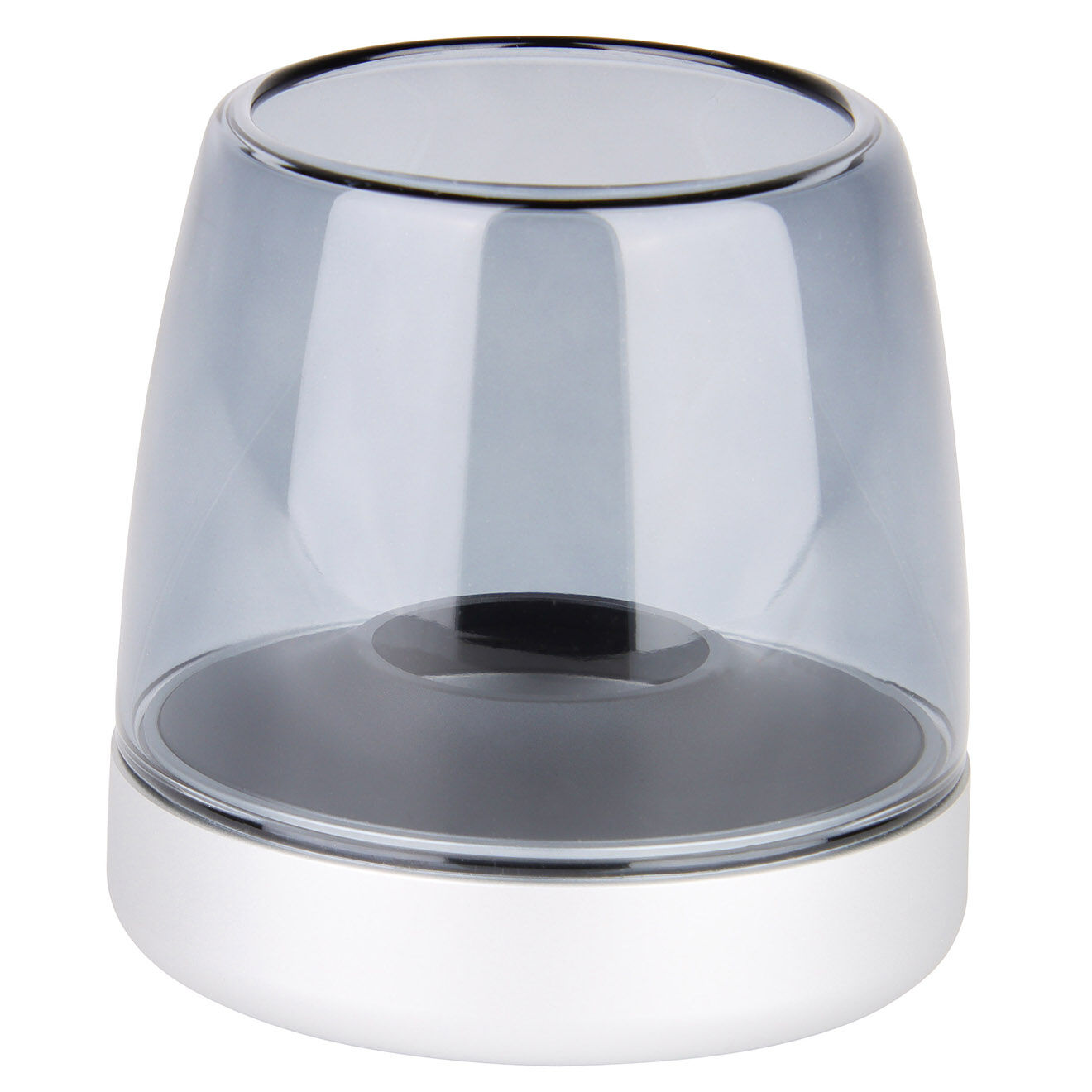 Kooduu Bougeoir Glow 10 blanc argenté - D.9.4x9.3 cm