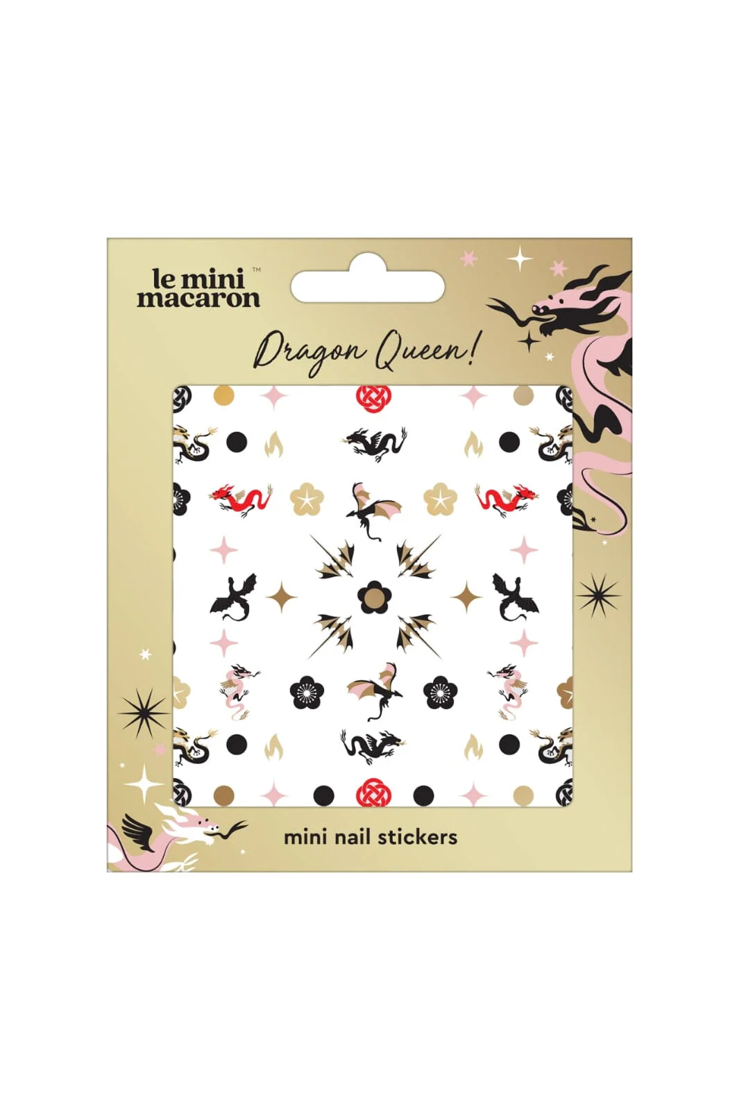 Le Mini Macaron Mini Nail Art dragon queen