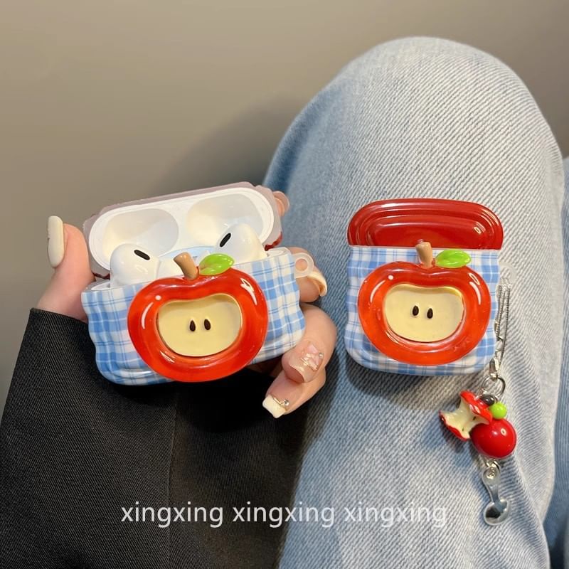 XIXI STUDIO - Apple Plaid AirPods / Pro oordopjeshoesje / bedel / set
