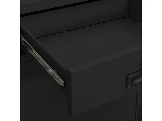 Armoire de bureau Anthracite 90x40x102 cm Acier
