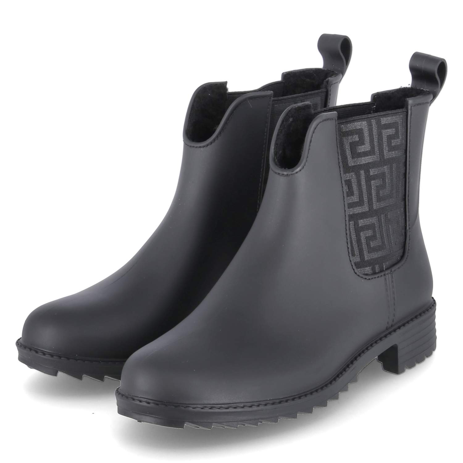 Rieker Gummistiefel - schwarz-matt