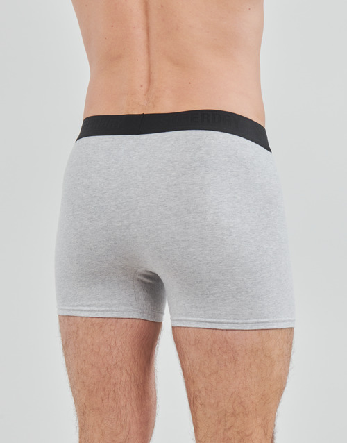 Superdry - BOXER TRIPLE X3 - Noir / Gris / Blanc