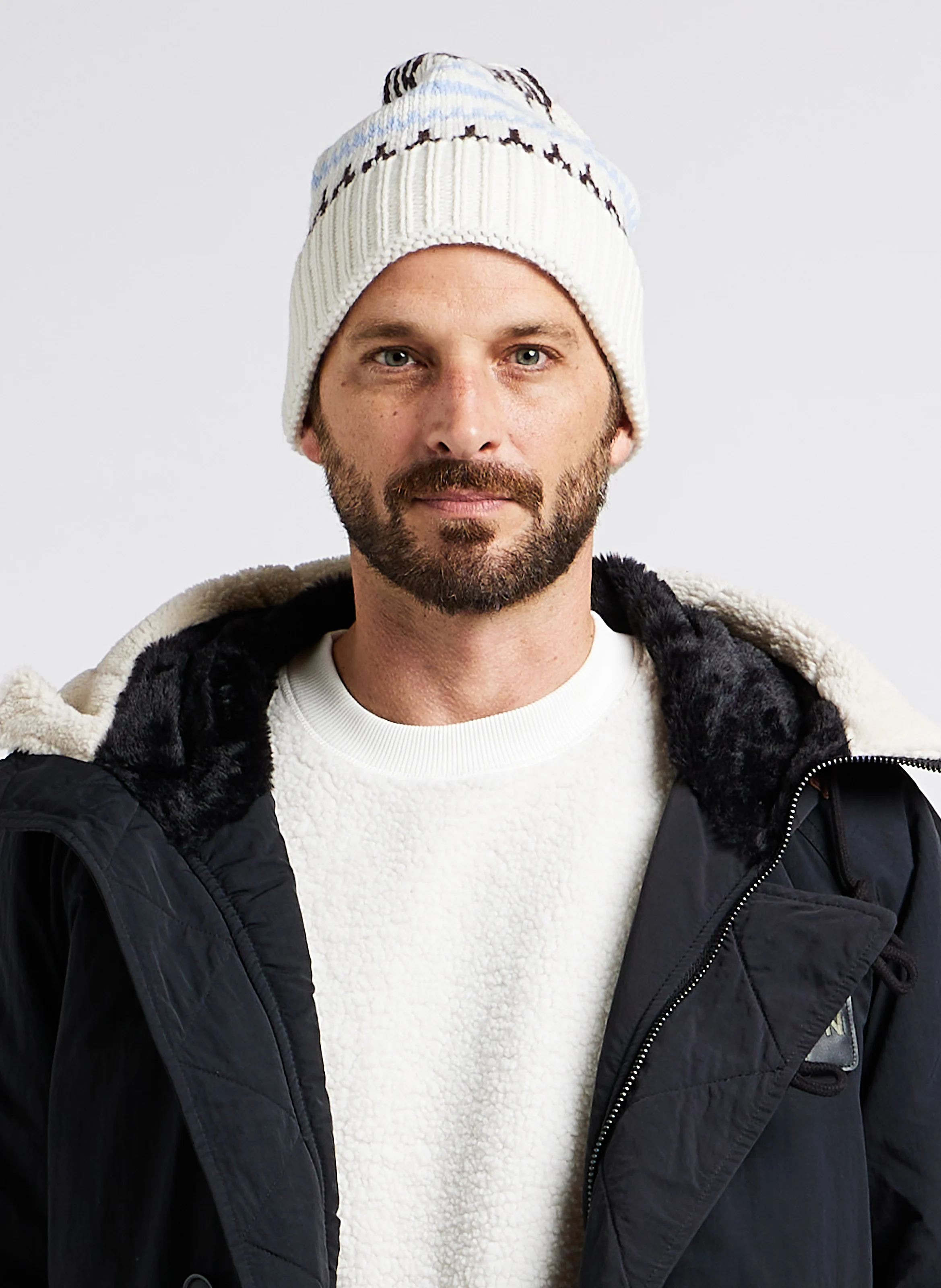 Bonnet en laine tricoté | Multicolore