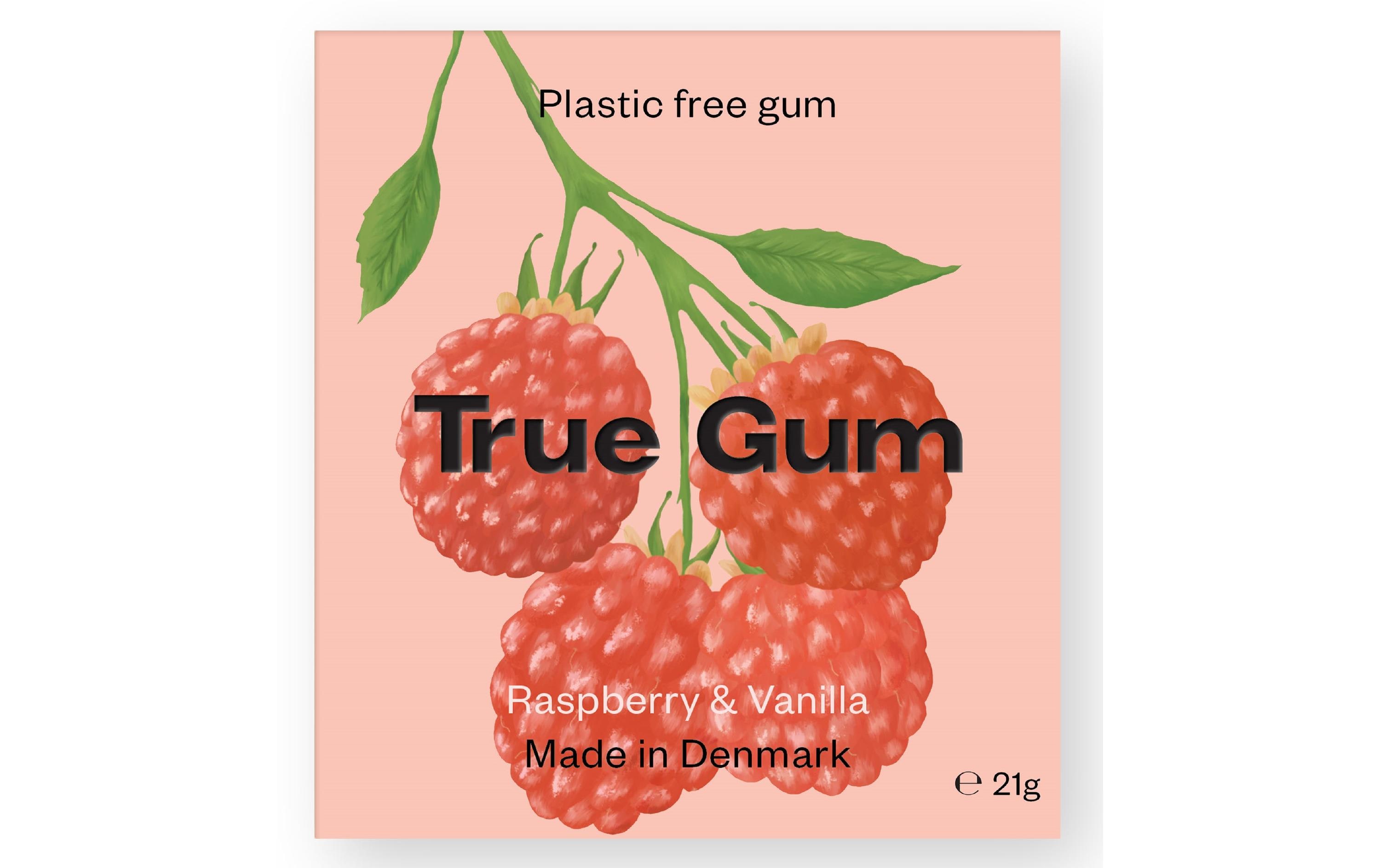 Kaugummi Himbeere & Vanille 21 gVeganer und plastikfreier Kaugummi