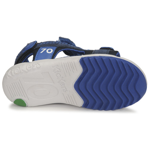 Kickers - PLANE - Bleu / Gris