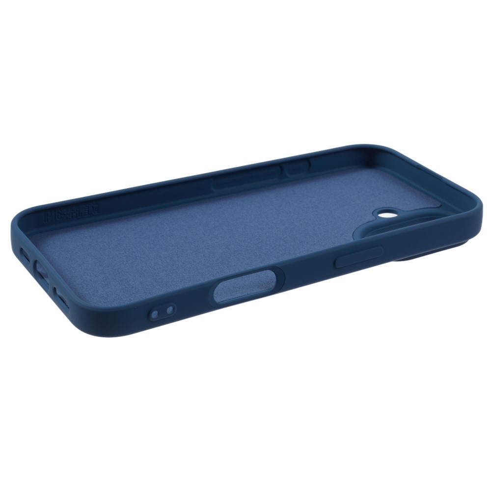 iPhone 16 Gummi Case Schutzhülle - Dunkelblau (Matt)